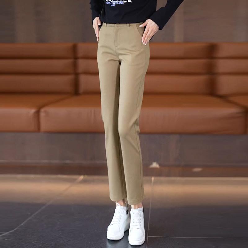 

Women s Dark Blue High Waist Slimming Straight-Leg Trousers - 2026 Spring/Summer Bestseller. 3XL /31 [135-145 lbs]