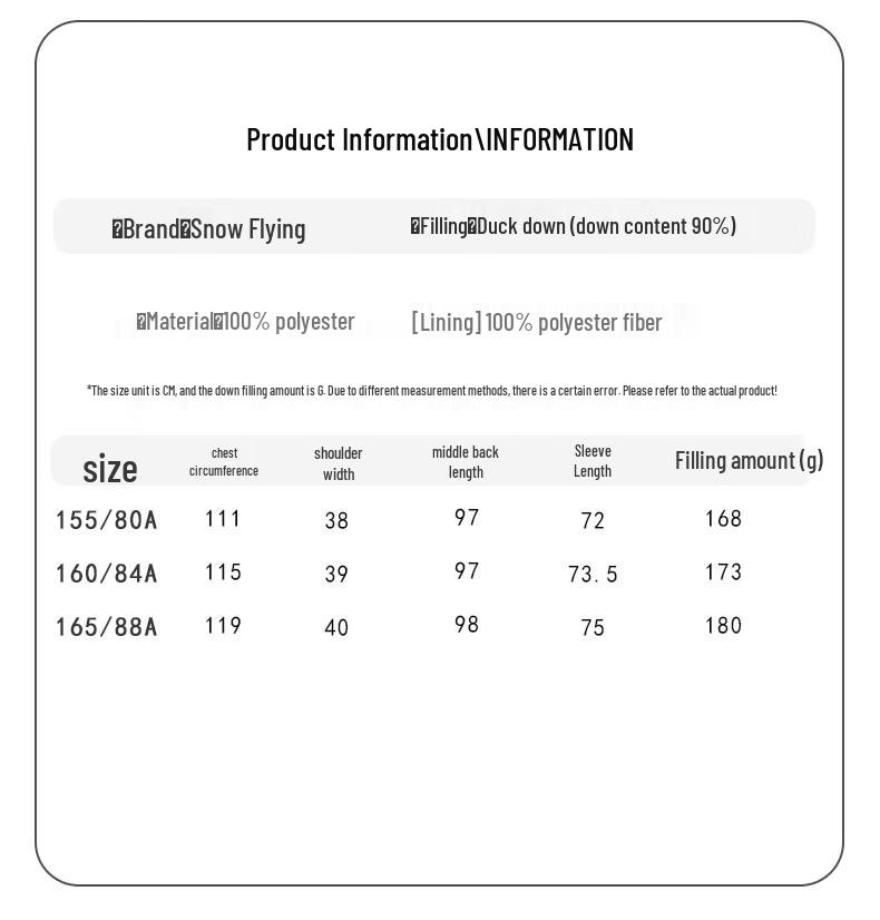 SNOWFLYING Women's Mid-Length Down Jacket