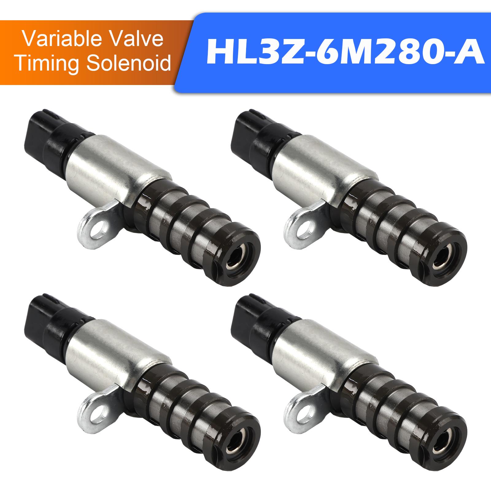 

4PCS Variable Valve Timing Solenoid HL3Z-6M280-A for Ford F-150 17-24 3.5L 5.0L