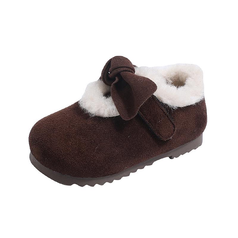 Пушистые Зимние Плюшевые Чехлы на Ноги с Бантом 136cm Size 21 кофейный 1890₽