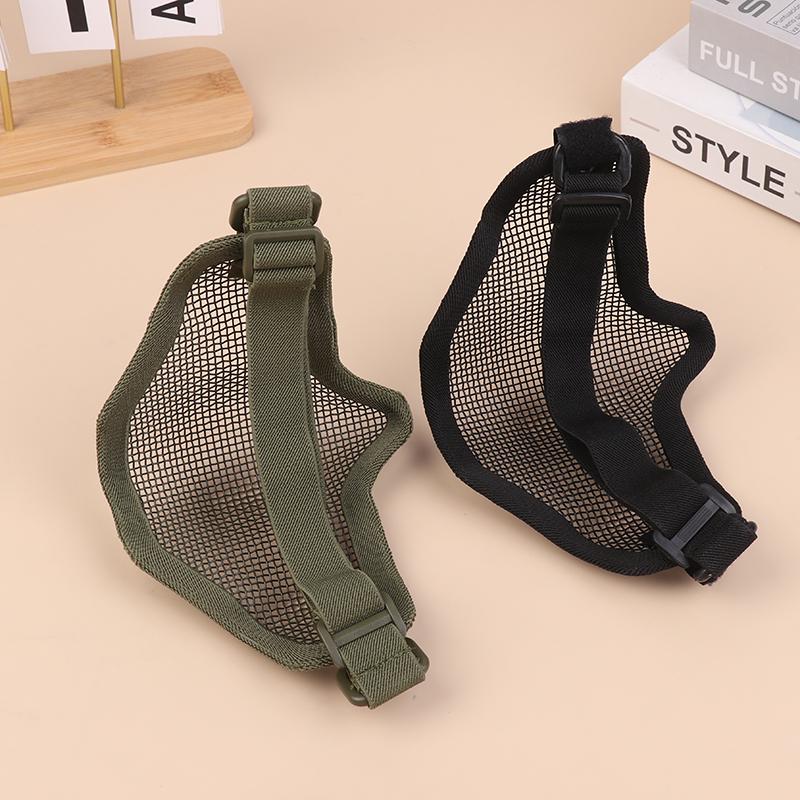 Airsoft Tactical Mask For Outdoor Hunting, Protective Mesh Mask, Bb Gun Shooting Accessories