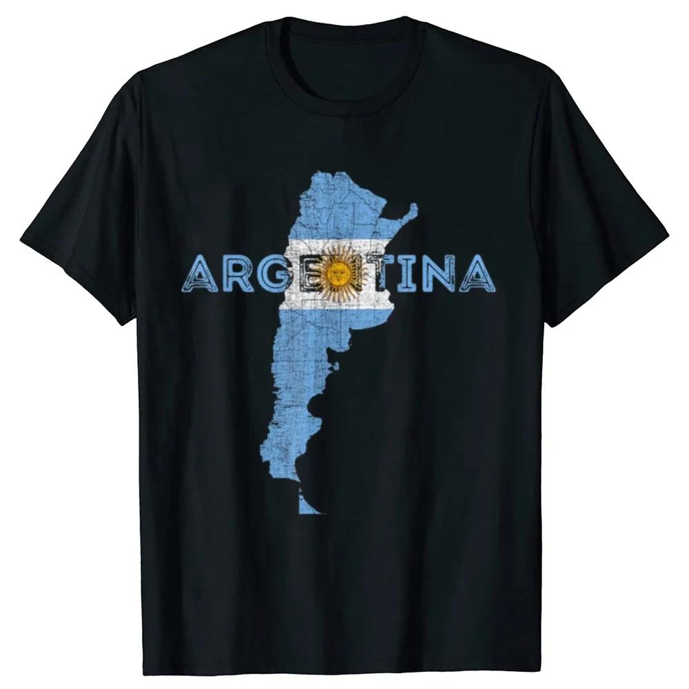 Super Argentine Proud Argentinian Argentina Flag T Shirts Tee Tops Round Neck Short-Sleeve Fashion Tshirt Casual Basic T-shirts