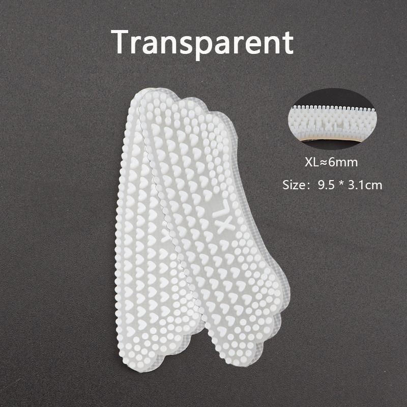 Silicone Gel Heel Cups Anti Pain Shoe Heel Stickers Insole for High Heels Heel Protector Pad Inserts Shoe Size Reducer for Women