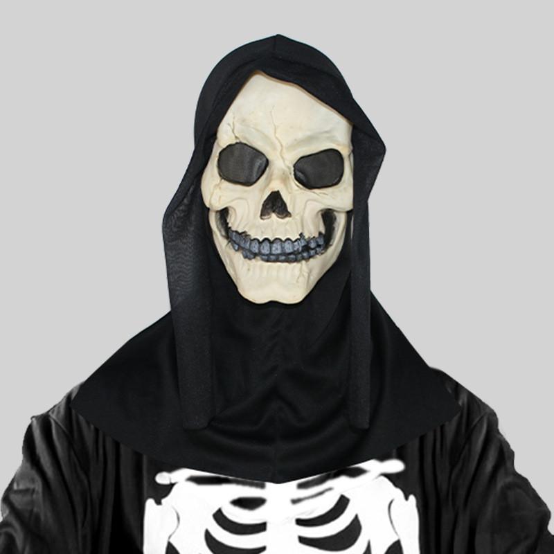 Eng rubberen monstermasker voor Halloweenfeest, kostuum, spookgezichtdecoratie
