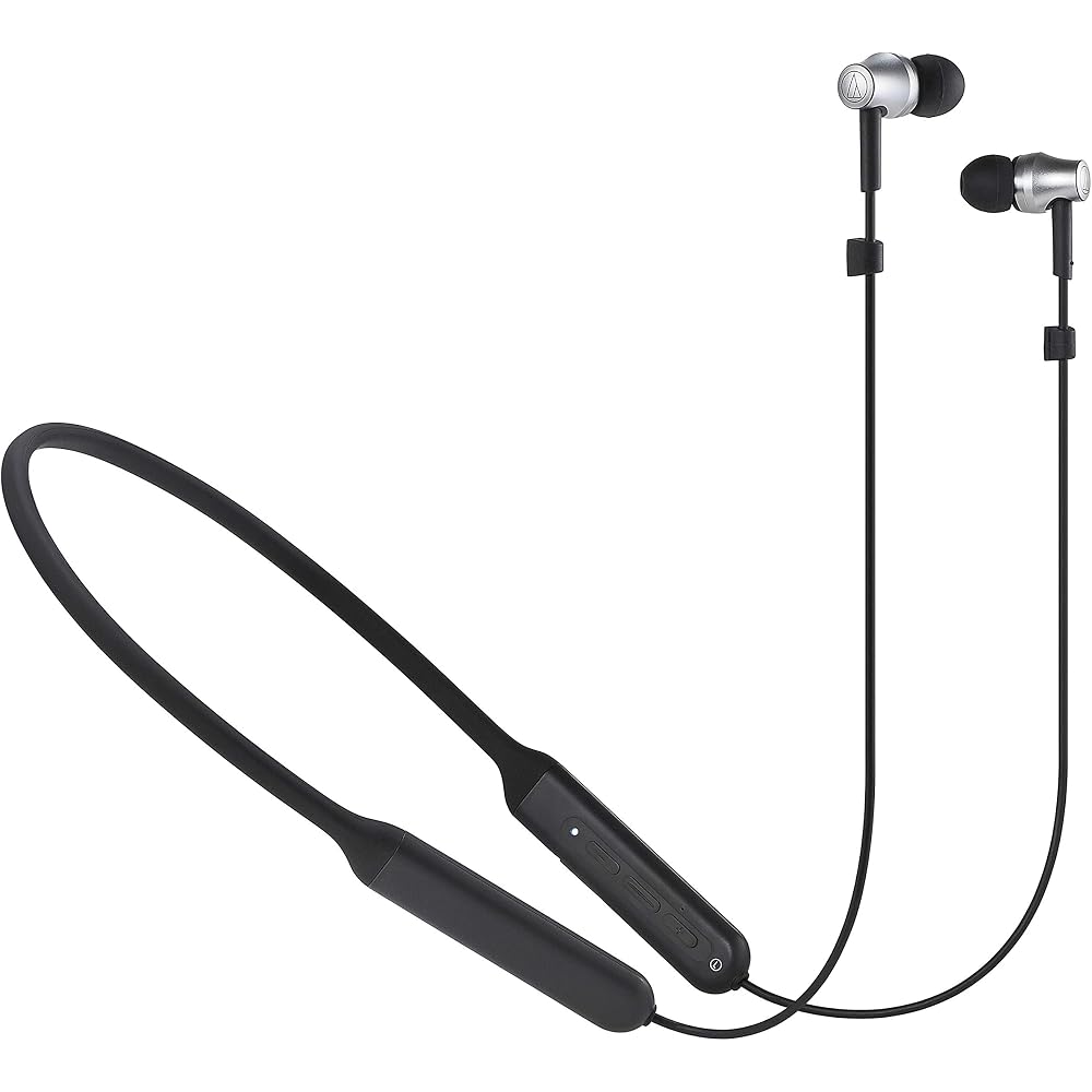 Audio-Technica SoundReality Wireless Earphones Bluetooth with Remote Control/Microphone ATH-CKR700BT