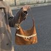 Commute Bag - Retro Plain Color Crossbody Bag for Women, Casual Style.