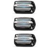 Pacote com 3 Cabeças de Reposição Elétricas 32B S3 para Barbeadores Braun Série 3, Compatível com 3040s 3080s-4 370cc 3070cc 3000s 3010 3090cc Etc.