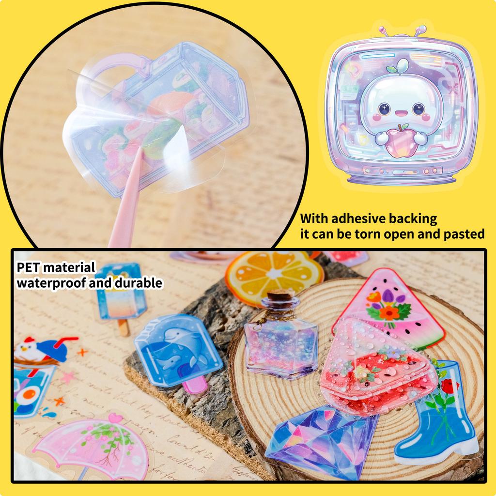 Fun Sticker Pack For Water Bottles, Luggage, Laptop, And Phone Case Decoratio