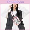 Pvc Crossbody Bag For Men With Waterresistant Design And Gridded Pattern For Daily Use