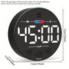 Magnetische digitale afteltimer, compact voor op het bureau, groot LED-display, luid alarm, voor het koken van eieren in de keuken, focus in de klas, taakbeheer