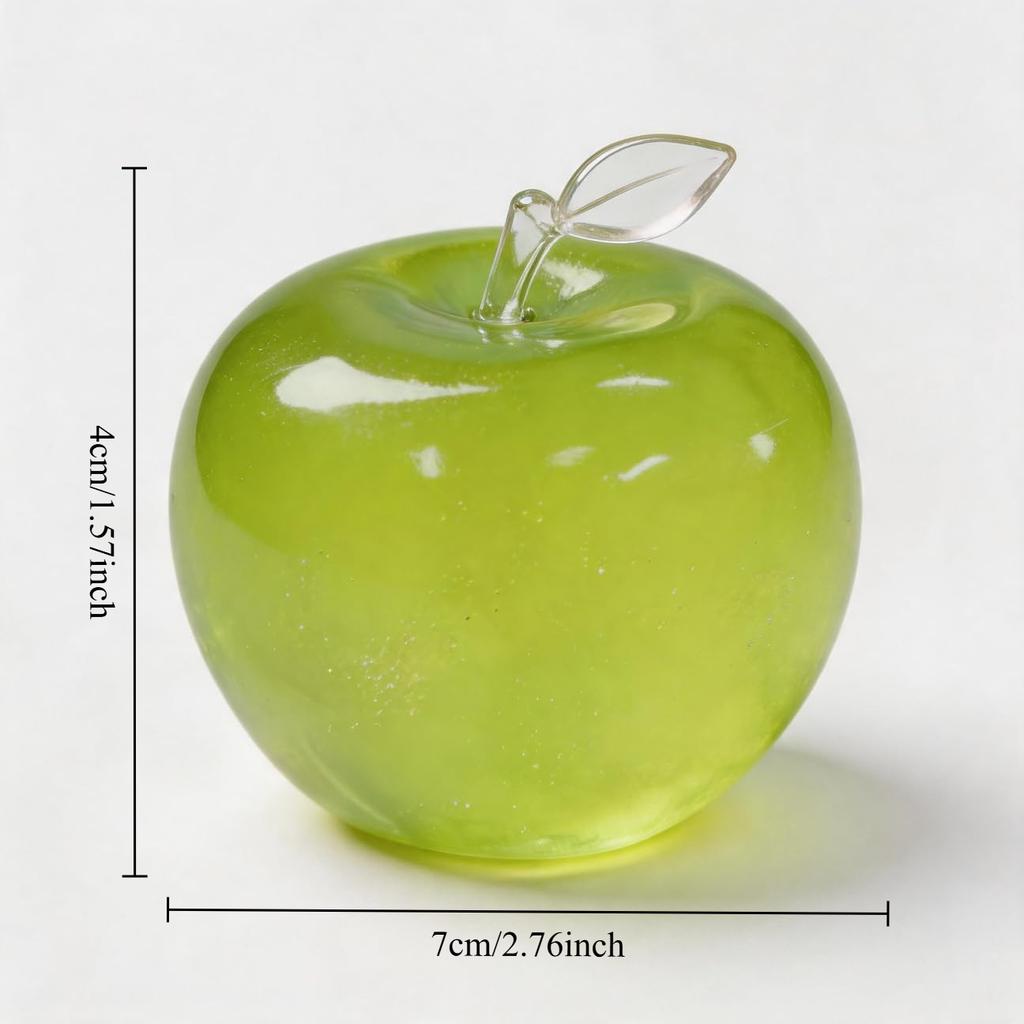 Hot Sale Handmade Apple Squishy Toy Soft Slow Rebound Stress Relief Squeeze Toys Realistic Fruit Model Relaxing Gift for Friends