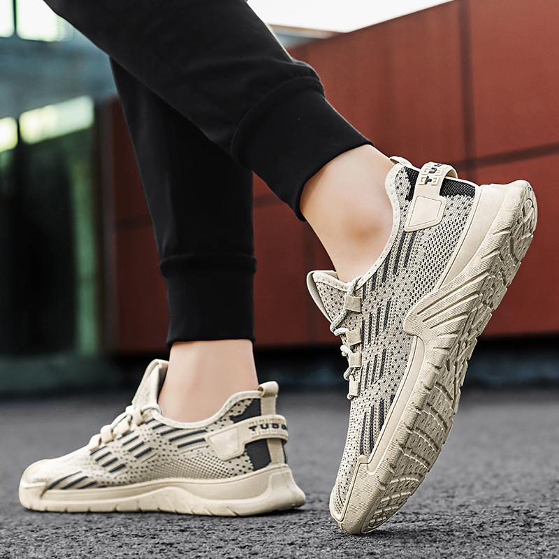 Summer Fly Weave Breathable Casual Shoes Men's Sports Shoes Fashion Korean Fashion Shoes Men's Shoes
