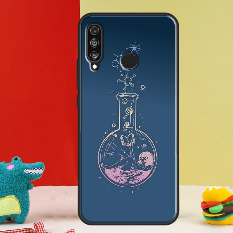 Biology and Chemistry For Huawei Nova Y91 Y90 Y60 Y70 Y72 Y61 9 10 SE 12i 12s 11i 5T P60 Pro P20 P30 P40 Lite Case