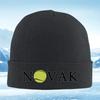 Tennis Ballletters Name Black Background Design Unisex Women Unisex Knitted Hat Beanie Pullover Cap Winter Thermal Warm Christmas