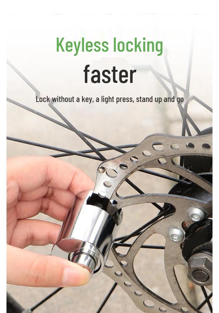 Electric Vehicle & Bicycle Disc Brake Anti-theft Lock for Motorcycles & Mountain Bikes
