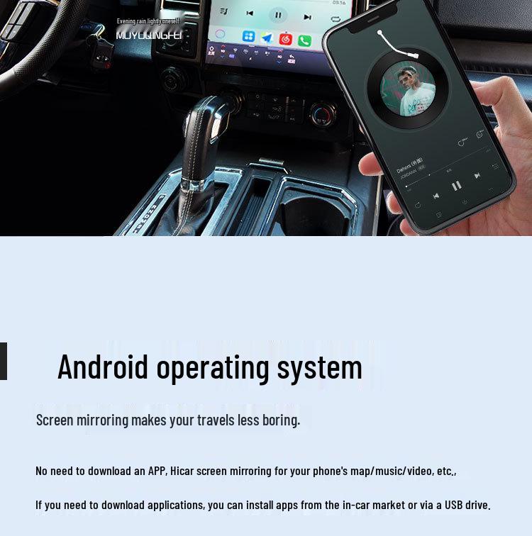 Ford Raptor F150 Android Smart Navigation Touchscreen with CarPlay