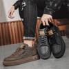 New Fashion Autumn And Winter Men's Low Top Martin Boots Students Male Boys Trending Soft Sole Work Shoes Labor Protection Martin Sneakers