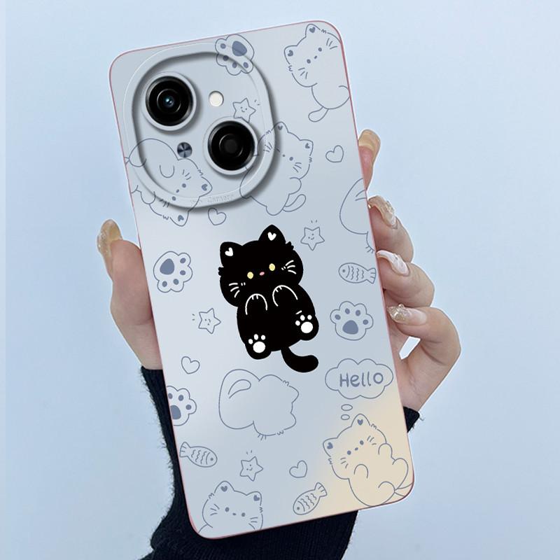 For Tecno Spark Go 1 s 1s 2025 Go1s Go2025 Pop 9 4G Phone Case Sweet Girls Cute Cats Soft Silicone Shockproof Back Cover Fundas