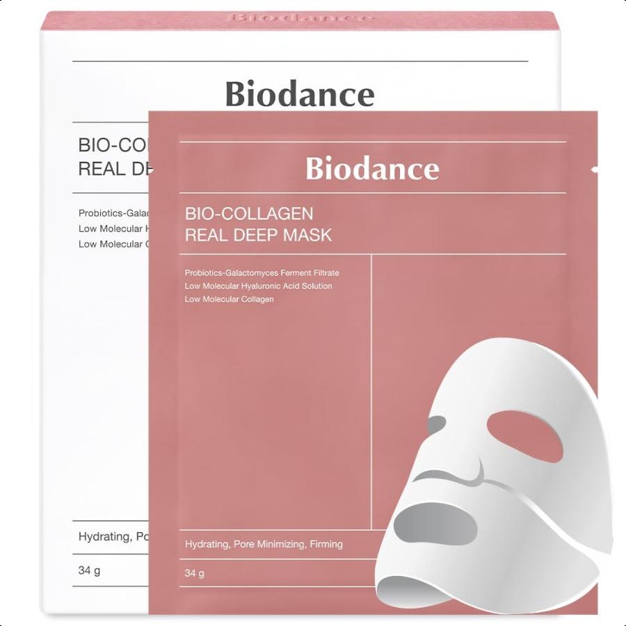 BIODANCE Real Deep Mask 1 box,Collagen,Cera-Nol,Sea Kelp 3 Optional BIODANCE Collagen 1box