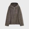Men's Hooded Seahorse Wool Cardigan Jacket - Trendy Loose Fit Sweater