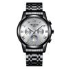 Top Brand Steel Band Business Waterproof Watch Men's Fashion Luminous Wristwatch