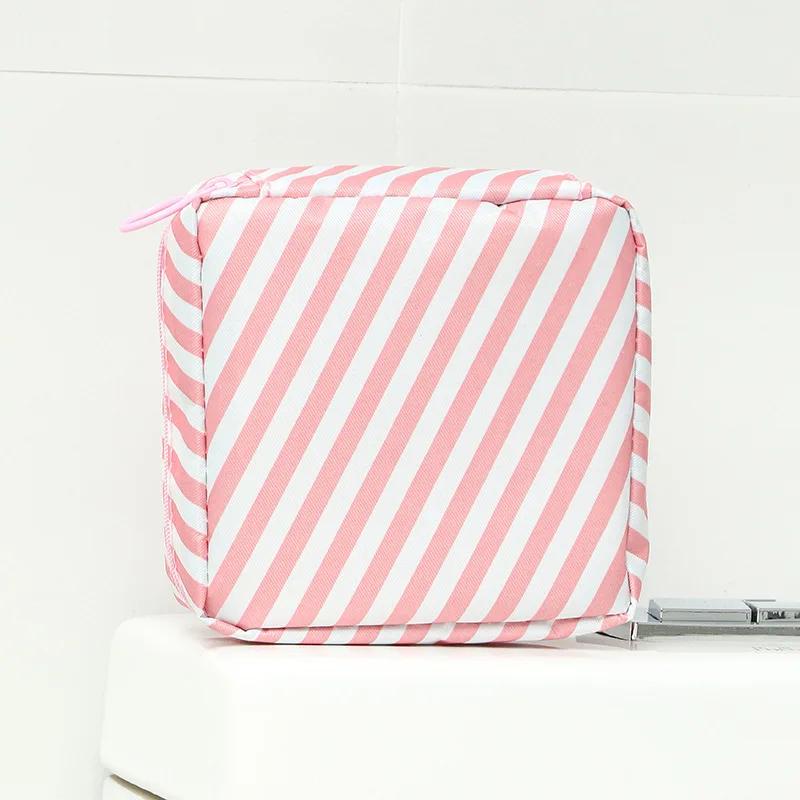 Borsa per Custodia Salvasanitari e Tamponi da Donna Pochette Trucco Carine con Zip Organizer da Donna per Cosmetici, Rossetto, Chiavi, Auricolari, Cavi Dati