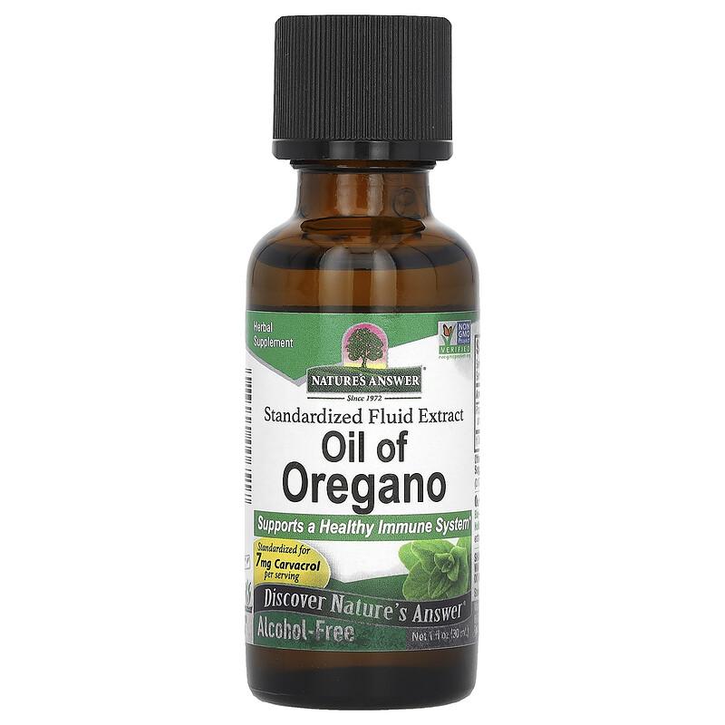 Oil of Oregano, Alcohol-Free, 1 Fl Oz (30 Ml)