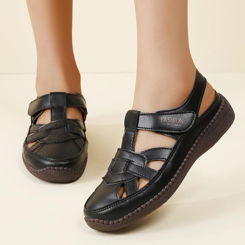 35-43 Summer Women's Sandals Openwork Breathable Slip-on Buckle Non-slip
