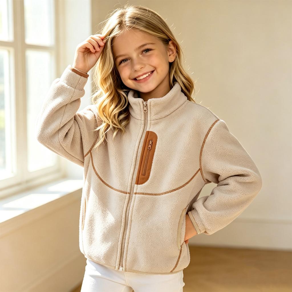 Boys Girls Sweatshirt Long Sleeve Color Casual Pullover for Everyday Wear
