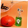 NUOLUX 72-Pack Halloween Decorative Straws, Party Paper Straws with Cute Pumpkin and Witch Hat Designs, Creative Drinking Straws