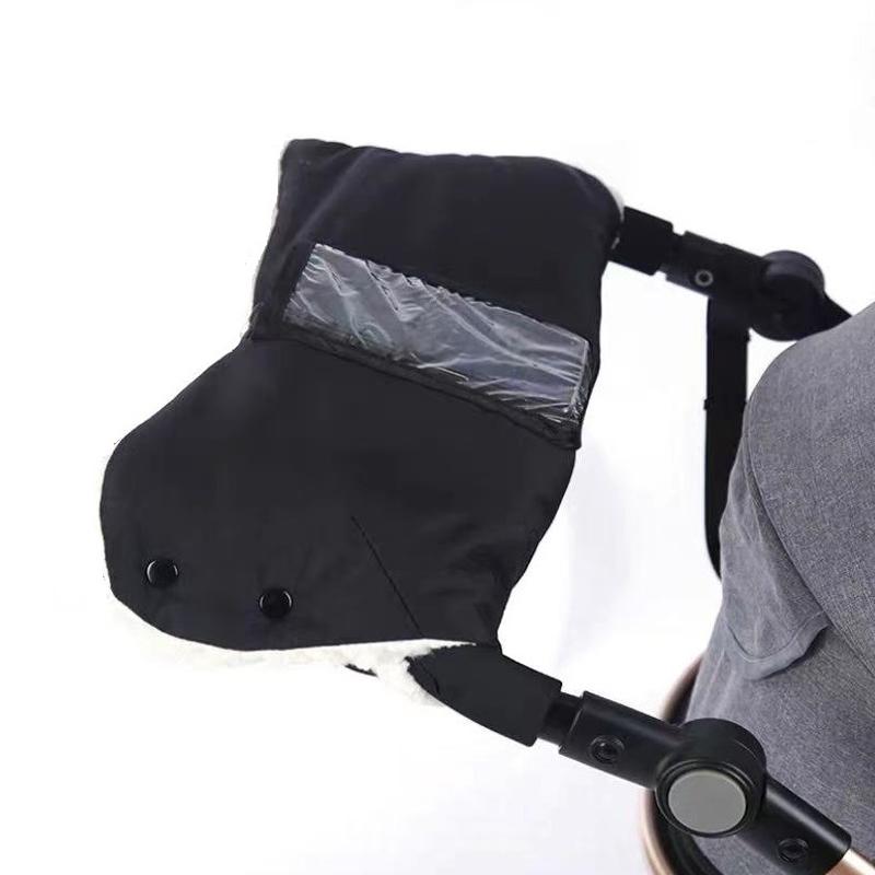 Rękawice zimowe dla przyszłych mam Rękawice na wózek dla mamy i dziecka z kieszenią na telefon i torebką na chusteczki Wiatroodporne Ochraniacze na ręce Ciepłe Rękawice Mrozoodporne