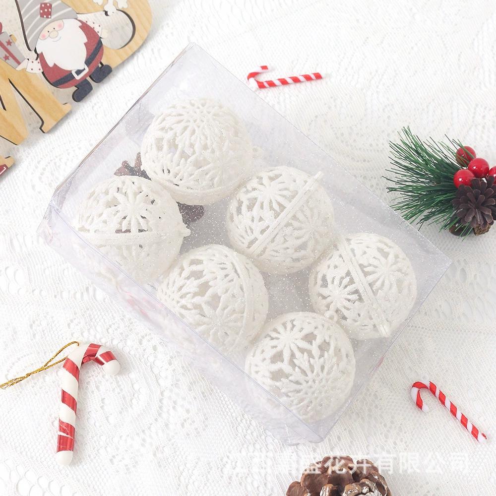 Christmas Ball Ornaments for Holiday Scene Decoration, Large Balls, 6