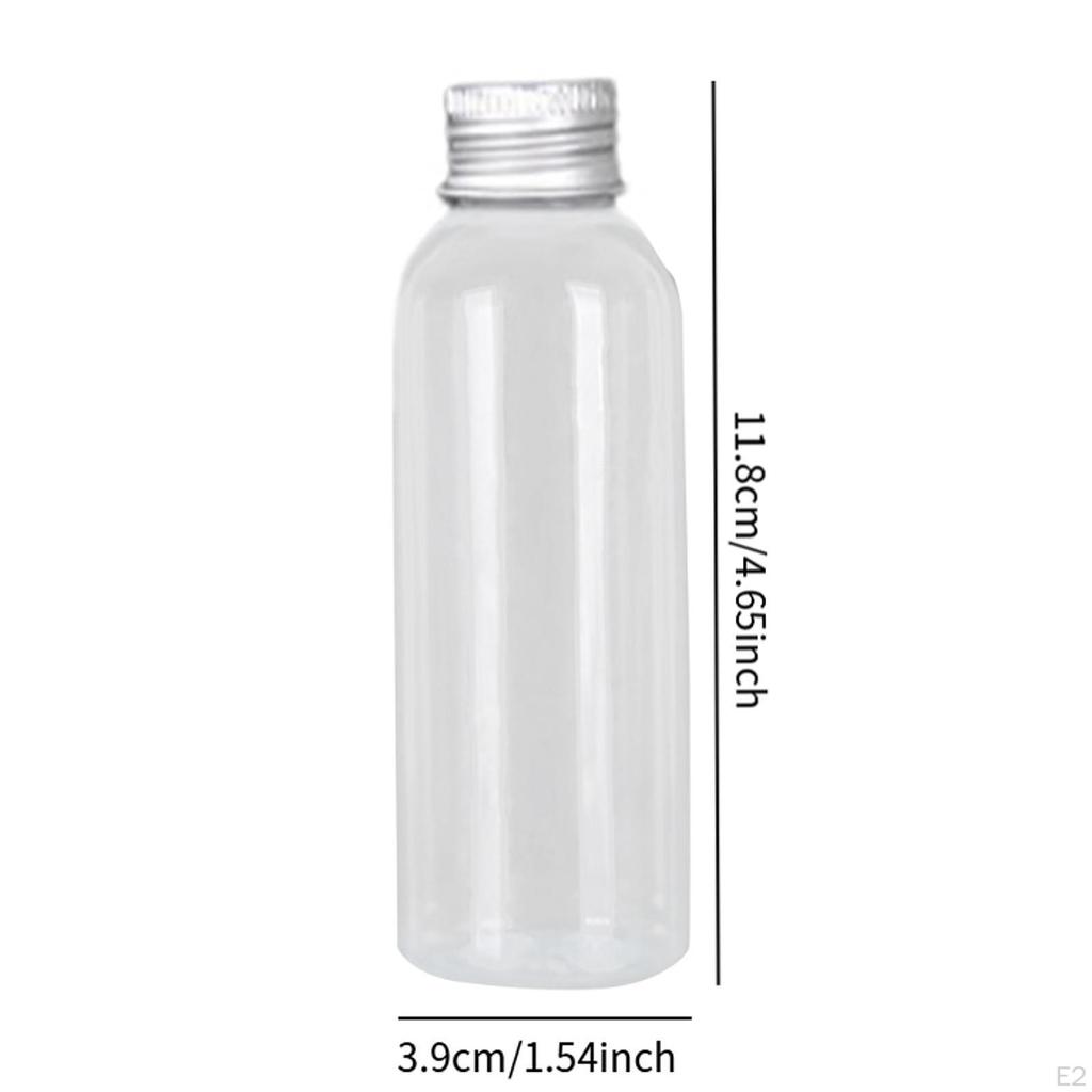 10 Pieces Travel Bottles for Toiletries with Screw Lids 100ml Portable Leakproof Dispenser Sample