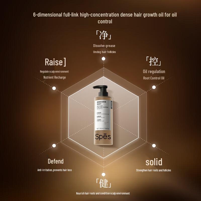 Spes Cypress Leaf Anti-Hair Loss & Oil Control Shampoo