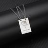 Forever Lover Heartshaped Stainless Steel Alphabet Necklace For Couples Valentine Gift