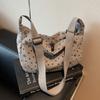 New Corduroy Strip Crossbody Bags Korean Style Large Capacity Girls Hobos Bags Bowtie Zipper Dumpling Pouch Daily Use