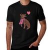 Aquarell Kelpie T-Shirt Athletische Passform Sportliches Kurzarm-Oberteil