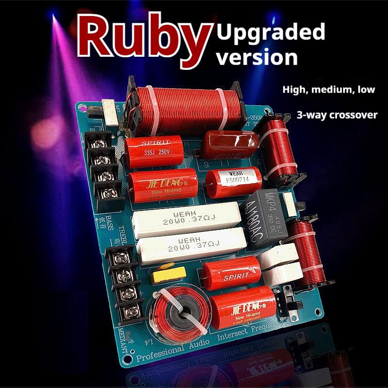 2PCS 3 Way 350W Professional Speaker Frequency Divider KTV Stage Home Theater 3 Unit High Power Audio Crossover Filters Hi-Fi