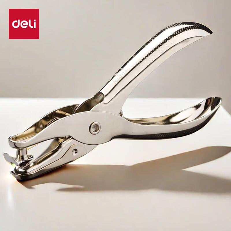 Deli 0114 Handheld Single Hole Punch CN Plug (adapter Included)
