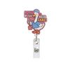 Goose Badge Reel Funny Retractable Id Holder Acrylic Badge Reel Glitter Doctor Id Badge Holder For Key Card Holder Teachers