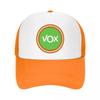 Individuelle Espana Vox Logo Baseballkappe für Unisex Damen Atmungsaktive Spanische Politische Partei Trucker-Kappe Outdoor Snapback Kappen