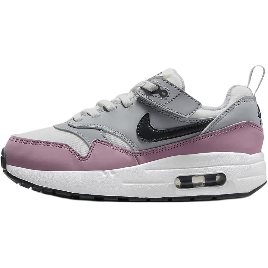 Nike Air Max 1 EasyOn PS Summit White Pink Παιδικά Αθλητικά Παπούτσια Wolf-Grey Dark-Smoke-Grey DZ3308-115