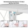 Bibliothèque - SEVENCOMFORT - 4 Niveaux - Métal - 163 cm - Blanc Moderne