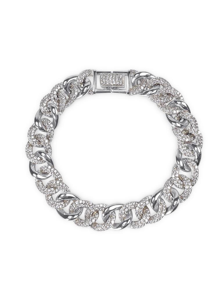 Macier Cuban Chain Bracelet (Silver)