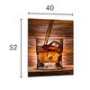 SZKLANA DESKA DO KROJENIA 40x52 Whisky