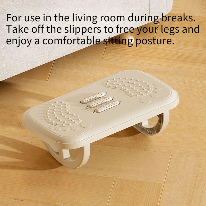 1PC Office Foot Stool Under Table Foot Pedal Anti-warping Erlang Leg Artifact Massage Sole of Feet Home Foot Stool Foot Stool