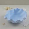 NEW Creative  Diy Plaster Cement Aromatherapy Candle Cups Saucers Conch Shells Ocean Wind Mirror Silicone Mold