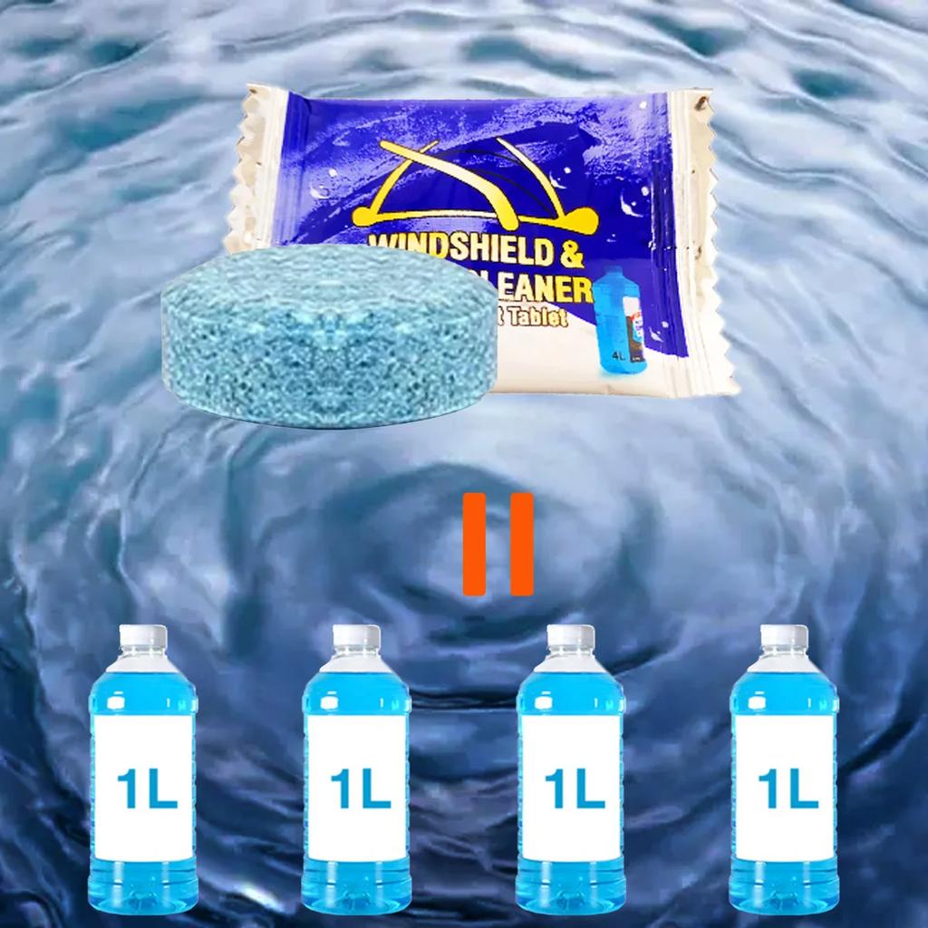 10/20/30/100pcs Glass Cleaner Practical Clean Effervescent Tablets Home Furnishing Car Use Strong Cleaning Solid Bath Of Glass