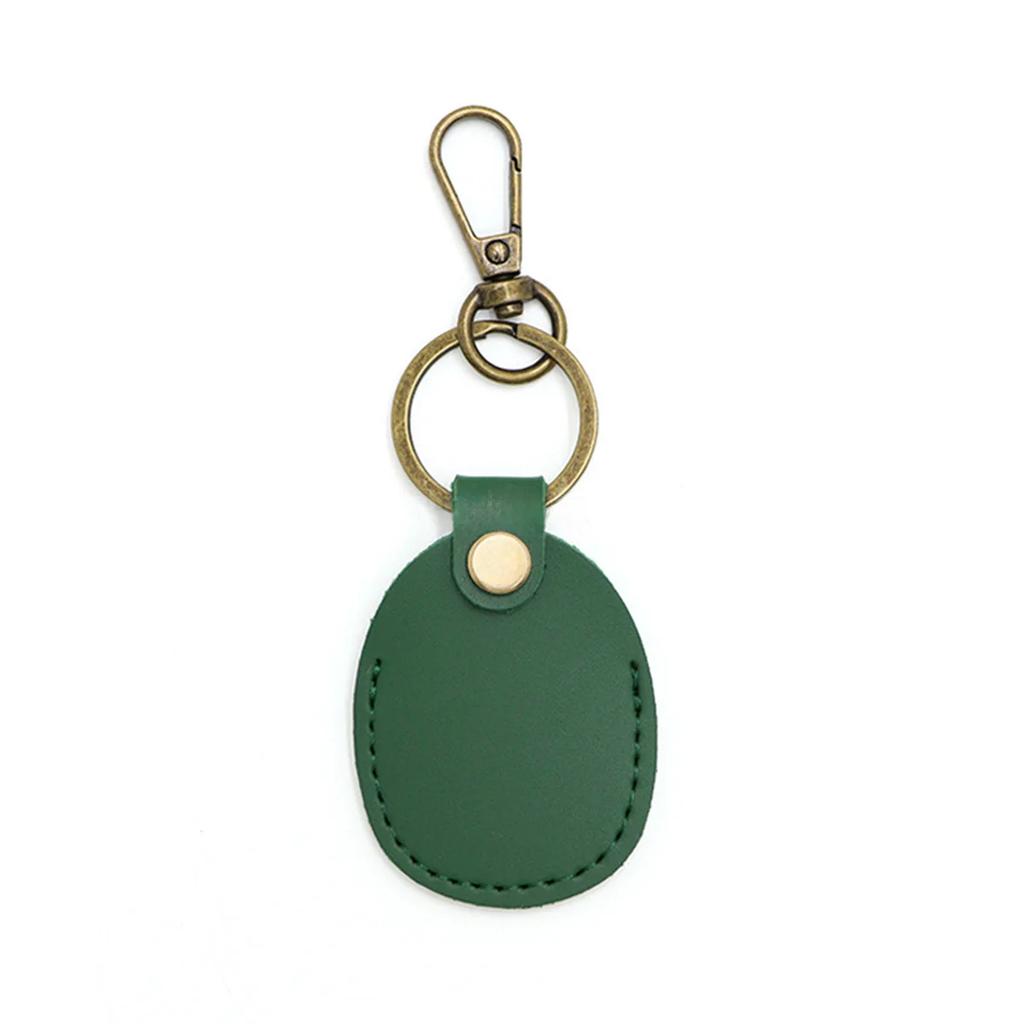 Keyring For Airtags Protective Case Retro High Quality Leather Keychain For Apple Anti-lost Tracker Locator Device Accessories