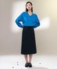 Deoesji Belted Gabardine Skirt